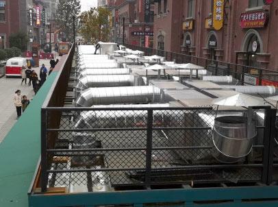 洛陽市廣州市場步行街安裝工程
